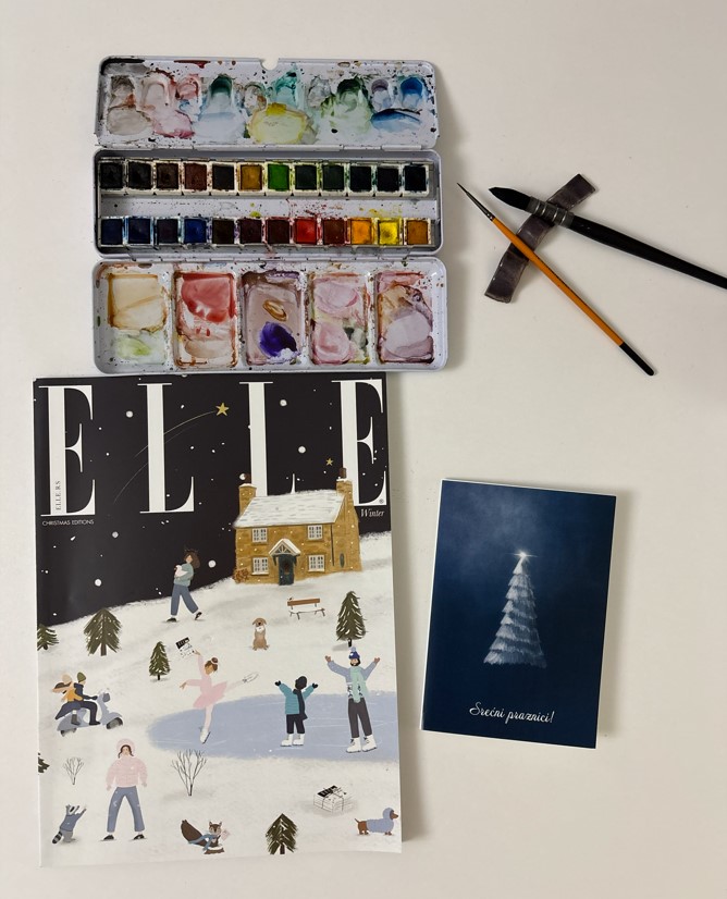 Moja čestitka u novogodišnjem izdanju ELLE magazina